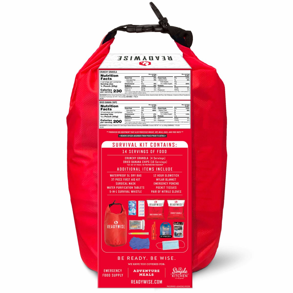 Emergency Survival Starter Kit - ReadyWise at Uppercut Tactical